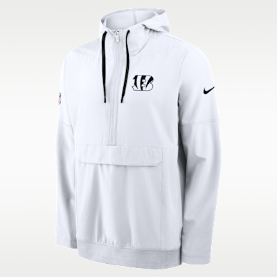 Cincinnati Bengals Alt Anorak Men's Nike NFL 1/2-Zip Hooded Jacket